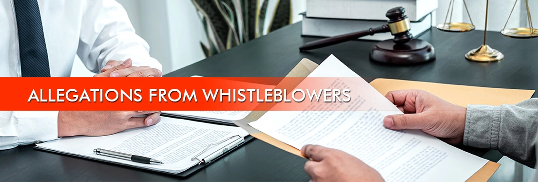 Allegations From Whistleblowers